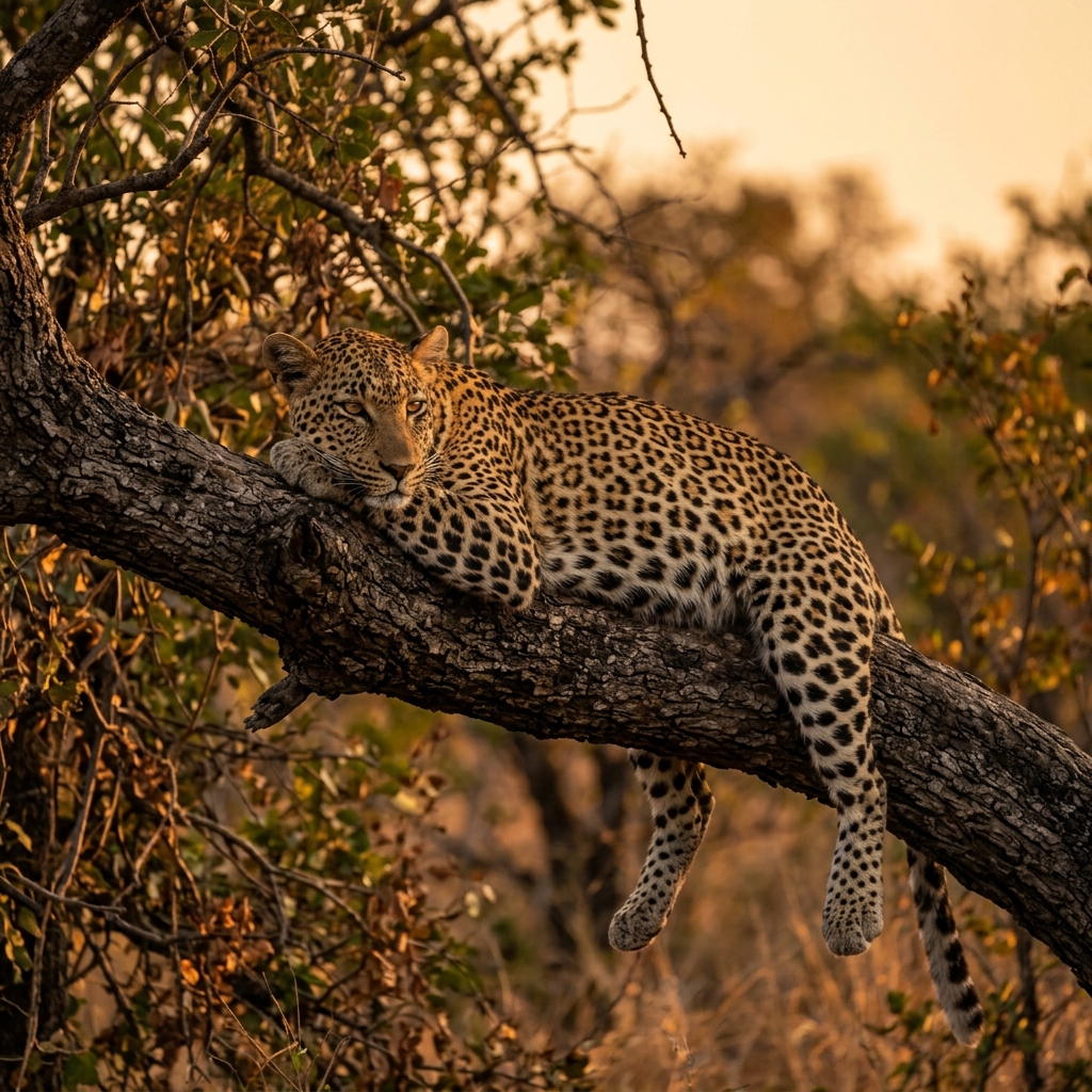 Leopard (Panthera pardus)